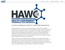 Tablet Screenshot of hawcproject.org
